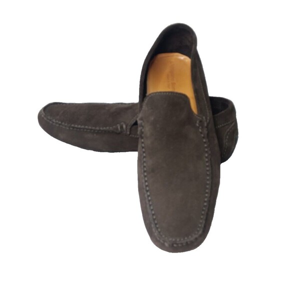L\'Artigiano Sorrentino Loafers Size 10 Shoes Brown Suede Made in Italy main image 4